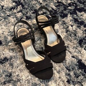 Black Women's Wedge Sandals